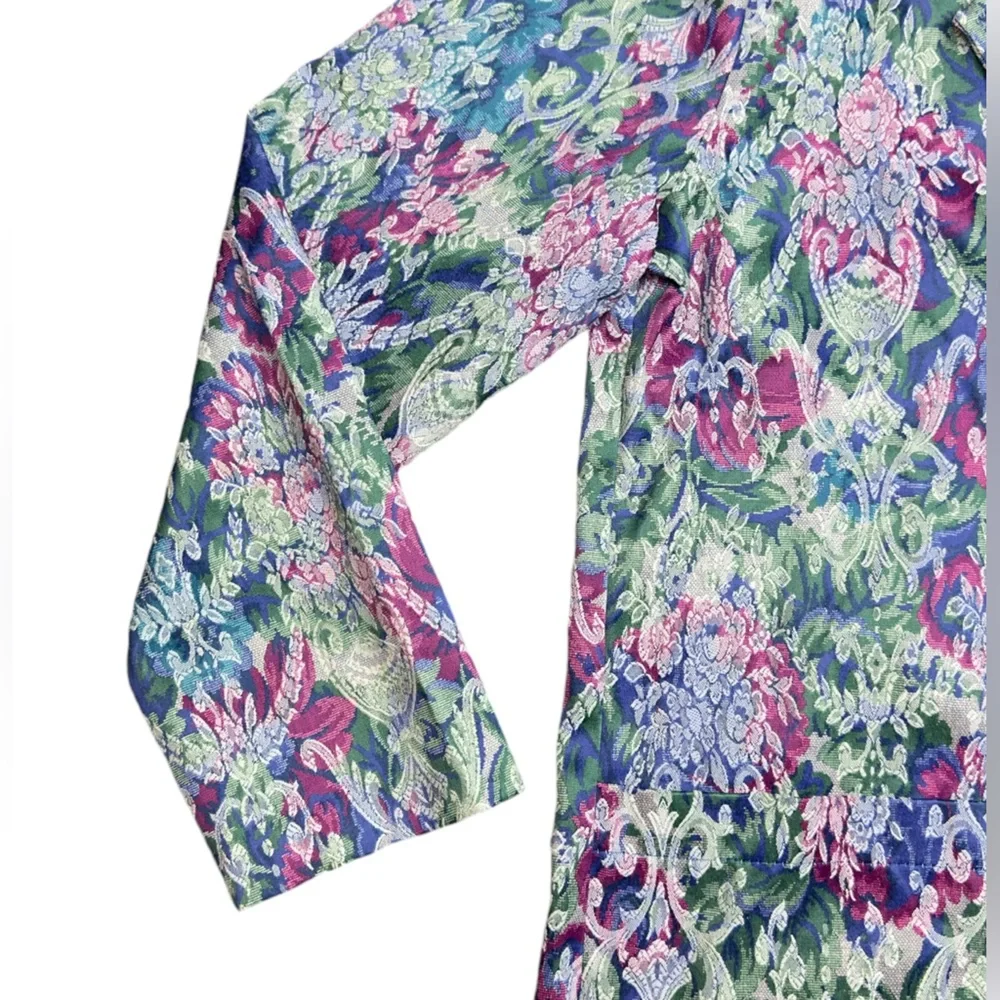 Multicolor Patterned Blazer - Picture 12 of 16